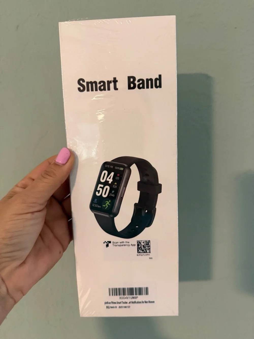 Smart Band Fitness Tracker - Black